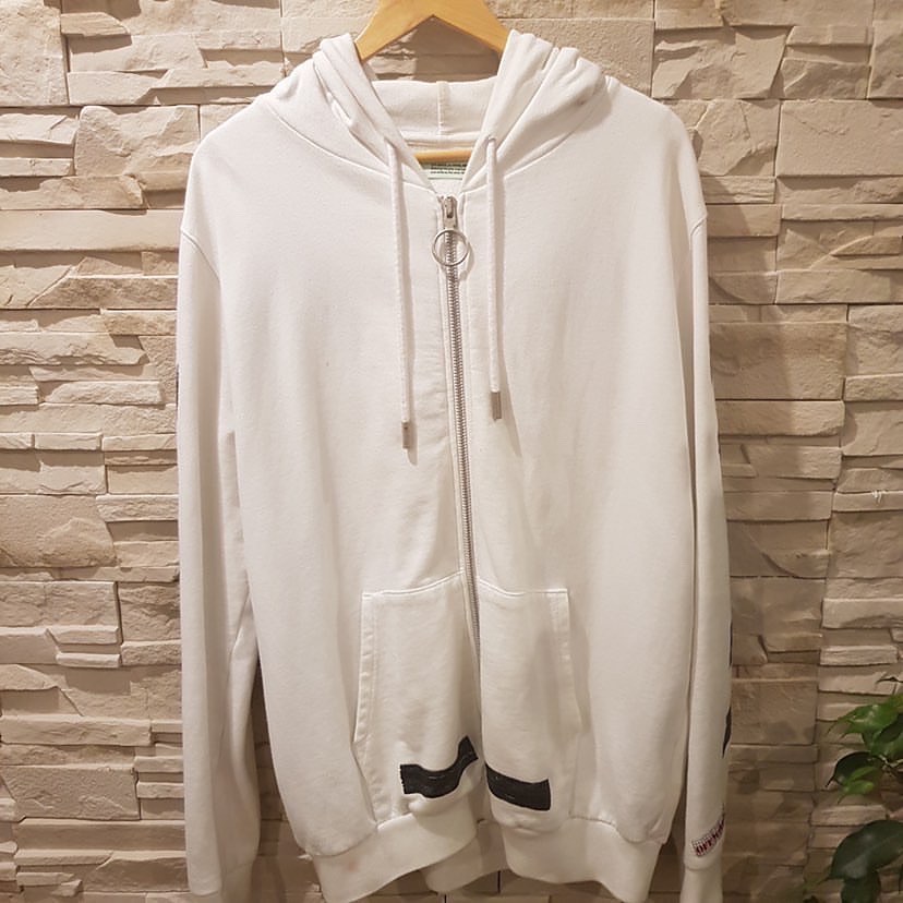 Off-White Zip Hoodie L - sorry_not_fame Mall