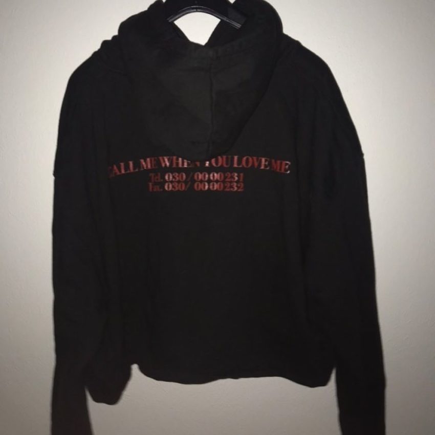 No Faith Studios Cropped hoodie black 1 - sorry_not_fame Mall