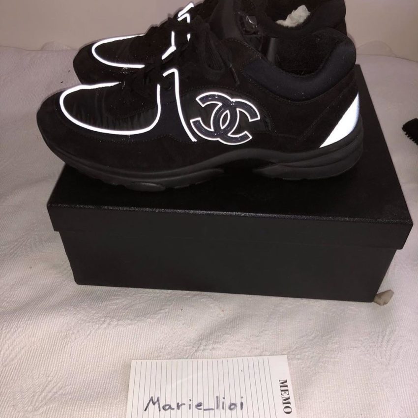 Chanel Runner all Black reflective 46 - sorry_not_fame Mall
