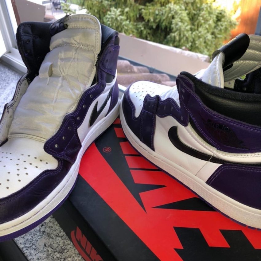 Nike Air Jordan 1 court purple 45 - sorry_not_fame Mall