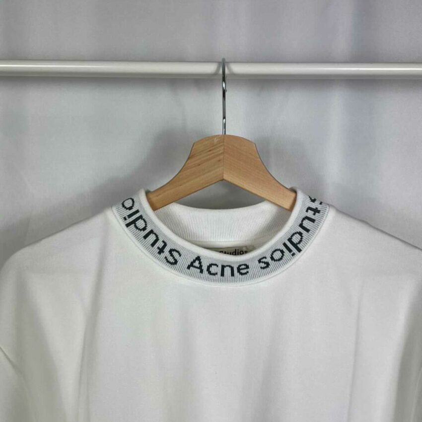Acne Studios Navid Logo T-Shirt Weiß M - sorry_not_fame Mall