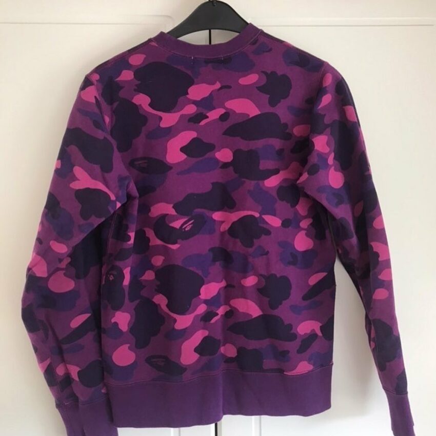 Bape Purple Camo Sweater M - sorry_not_fame Mall