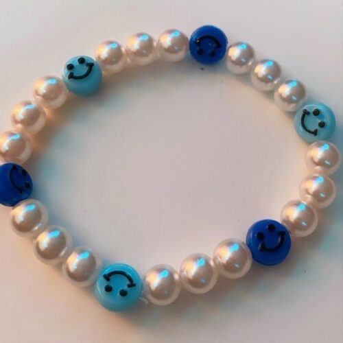 Selfmade Smiley Perlenbracelet Individuell nach deinen Maßen