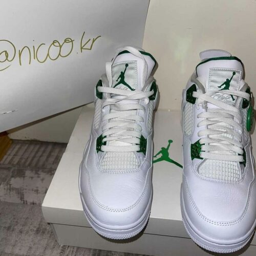 Nike Jordan 4 Metallic Green 45