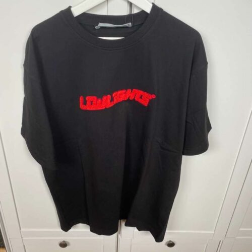 Low Lights Studios LLS red frottee shirt L