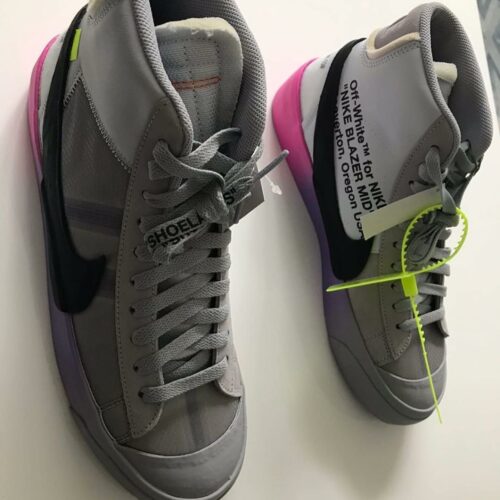 Nike x Off-White Blazer mid Off-White Wolf Grey Serena „Queen“ US10