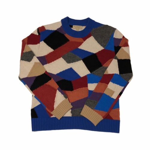 Burberry Patchwork Sweater M