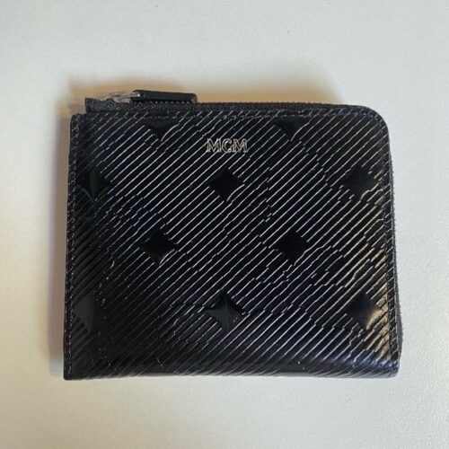 MCM Vintage Camo Wallet Black Standard Größe