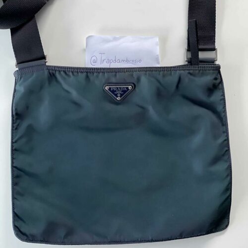 Prada Shoulder bag dark green 30x26cm