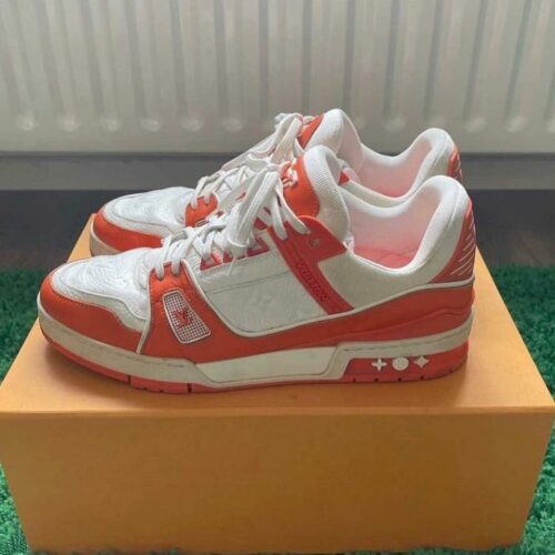 LV Trainer Sneaker Orange 43